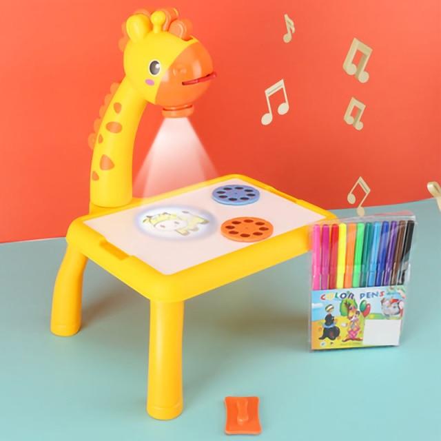 Drawing Toys LearnArt™ Children Projection Drawing Board Yellow - DiyosWorld