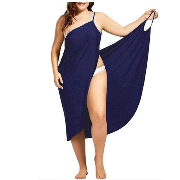 Dresses Diyos™ Wrap Dress Bikini Bathing Suit dark blue / XL - DiyosWorld