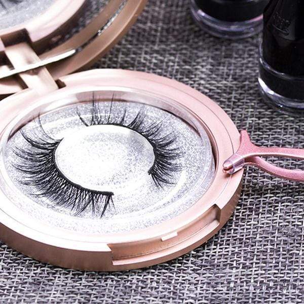 False Eyelashes 3D Magnetic Eyelashes & Eyeliner Kit [2 PAIRS] - DiyosWorld