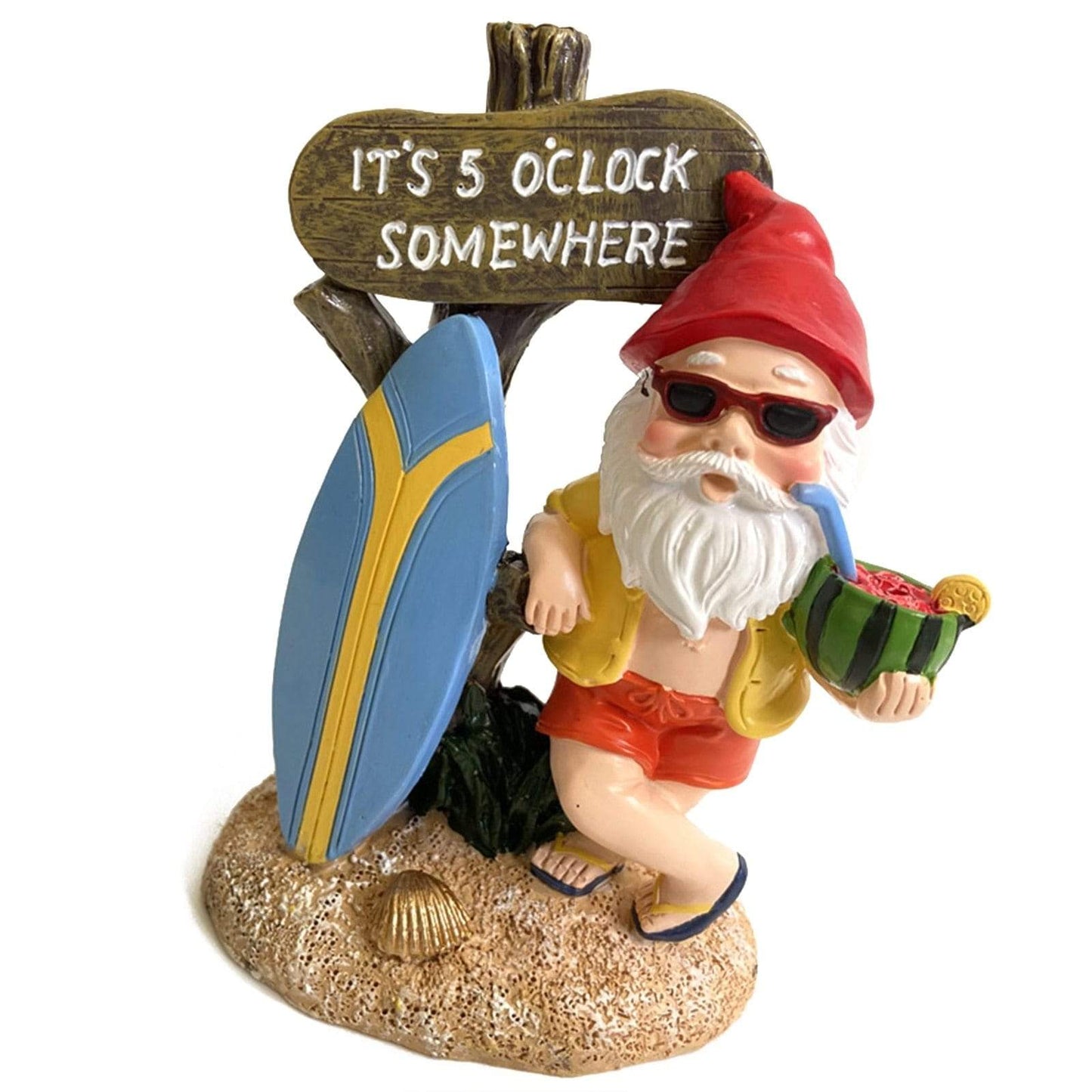 Figurines & Miniatures Handmade Naughty Gnome Decoration - DiyosWorld