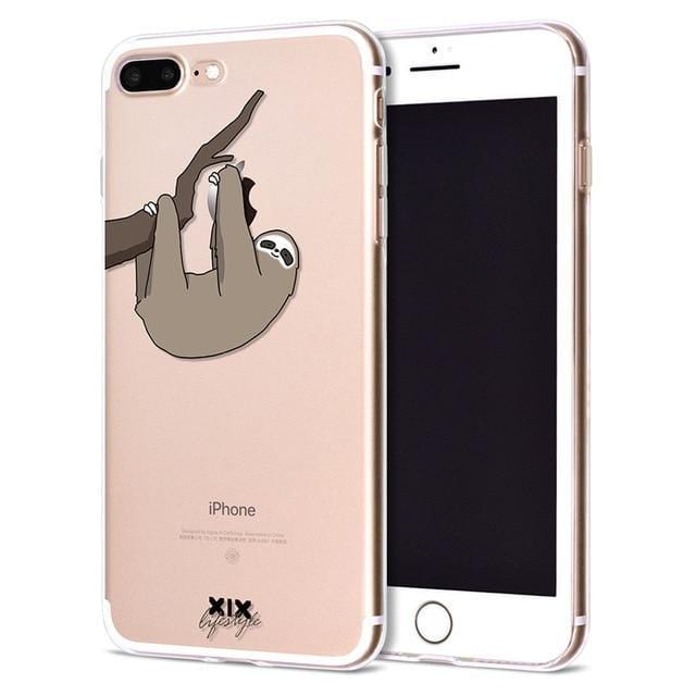 Fitted Cases Diyos Cute Animal iPhone Cases 04 / for iPhone 7 8 Plus - DiyosWorld
