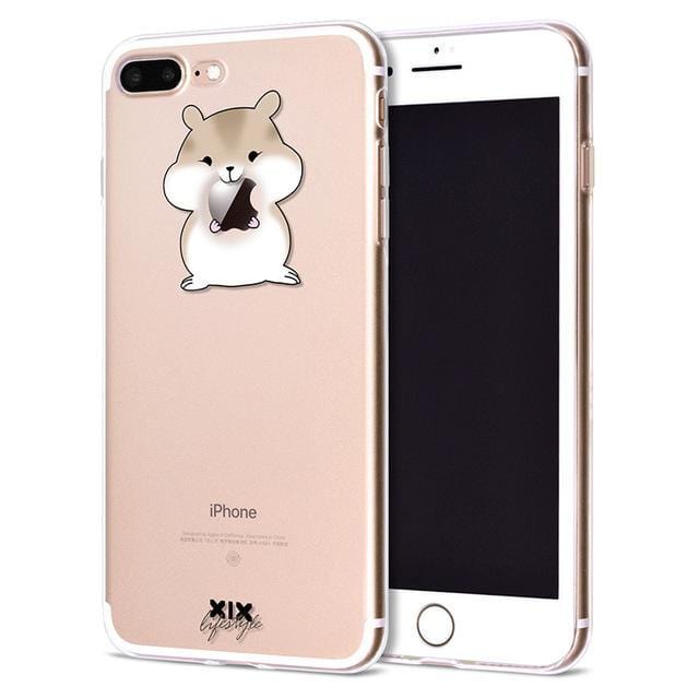 Fitted Cases Diyos Cute Animal iPhone Cases 05 / for iPhone 7 8 Plus - DiyosWorld