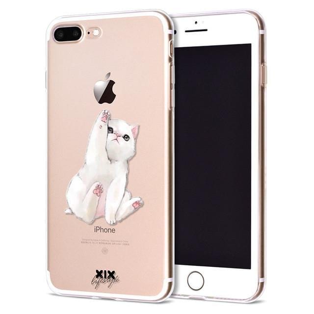 Fitted Cases Diyos Cute Animal iPhone Cases 17 / for iPhone 7 8 Plus - DiyosWorld