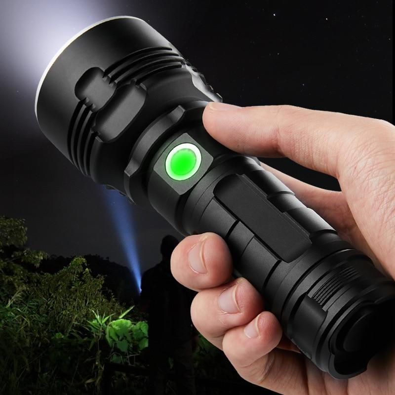 Flashlights & Torches Super Powerful Rechargeable LED Flashlight Tactical Torch - DiyosWorld