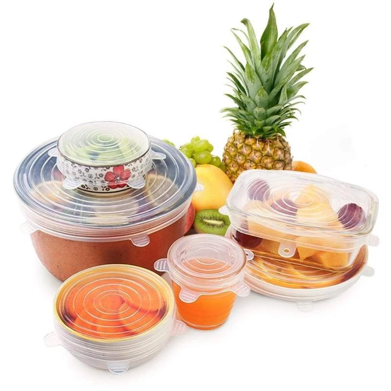 Food Covers STRETCH & SEAL Silicone Lids - DiyosWorld