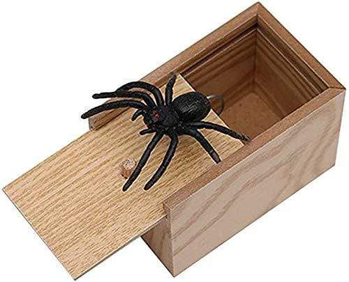 Gags & Practical Jokes Prank Spider Scare Box Yellow Box Spider - DiyosWorld