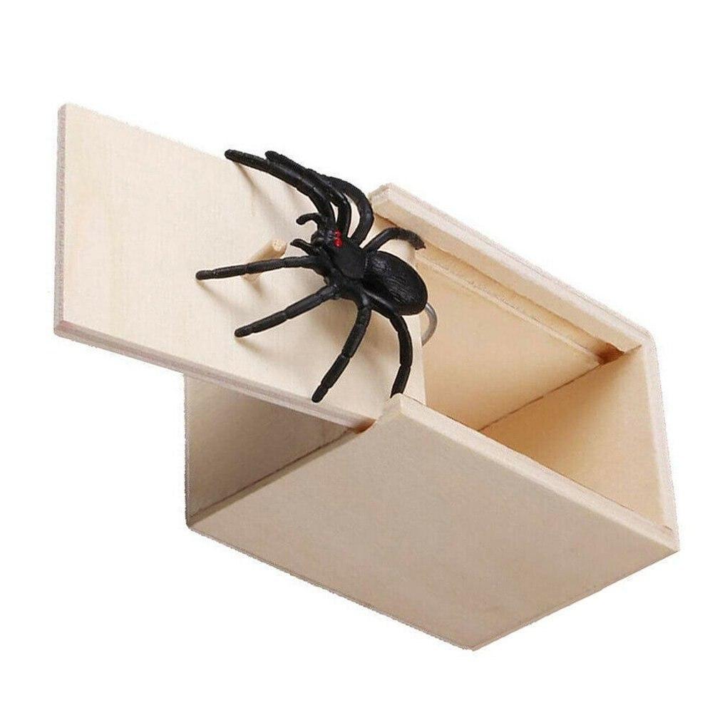 Gags & Practical Jokes Prank Spider Scare Box - DiyosWorld