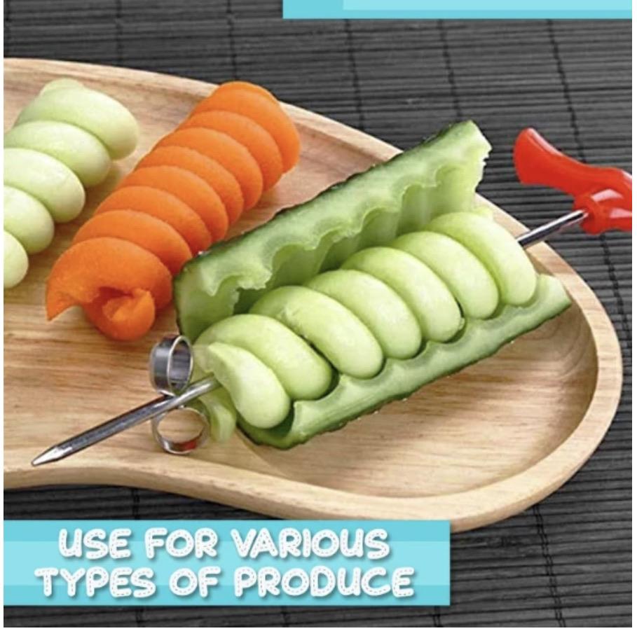Graters [2 PCS Set] Fruit & Vegetable Spiral Knife - DiyosWorld