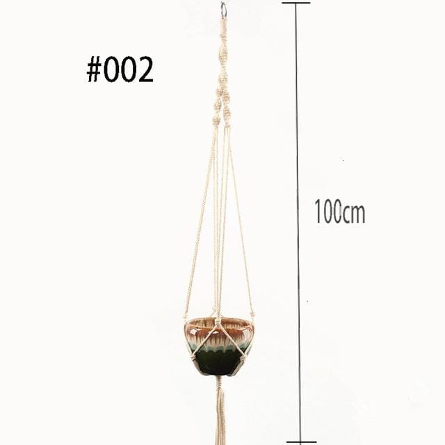 Hanging Baskets Handmade Macrame Plant Hanger 002 - DiyosWorld