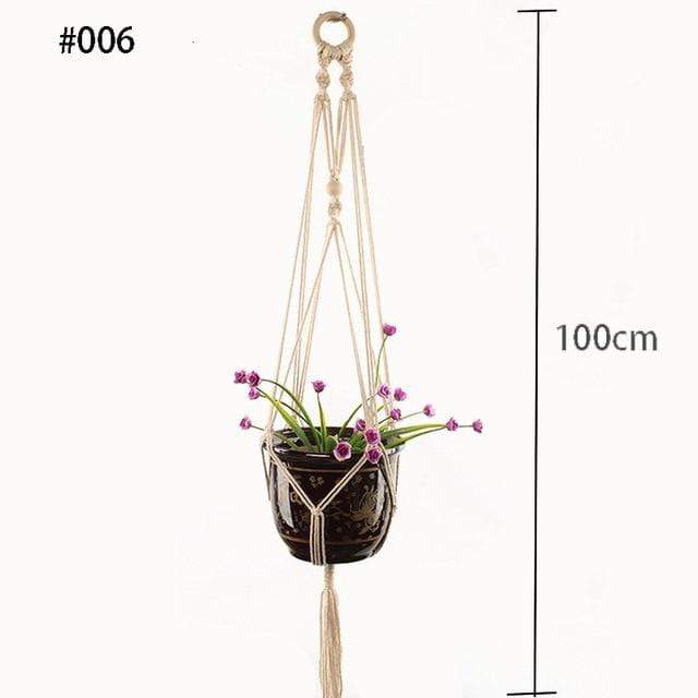 Hanging Baskets Handmade Macrame Plant Hanger 006 - DiyosWorld