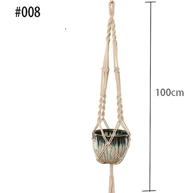 Hanging Baskets Handmade Macrame Plant Hanger 008 - DiyosWorld