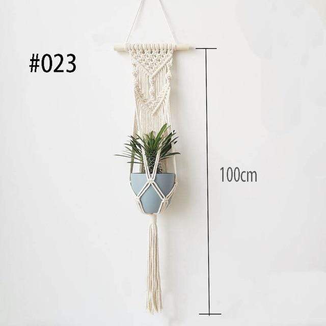 Hanging Baskets Handmade Macrame Plant Hanger 023 - DiyosWorld