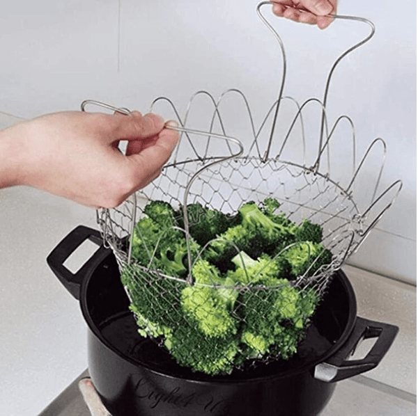 Home Diyos™ Multi-functional Stainless Steel Cooking Basket - DiyosWorld