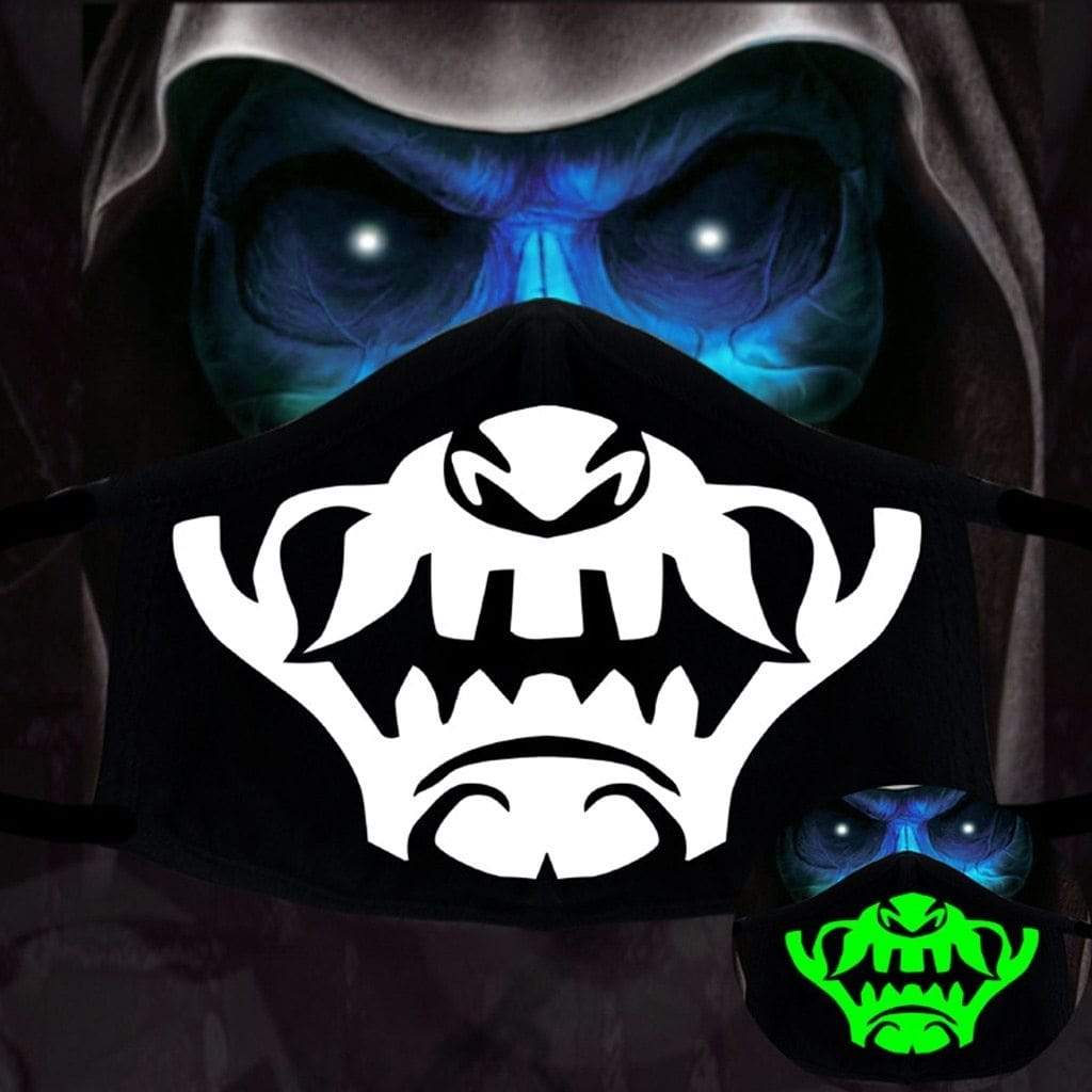 Home Glow In Dark Face Masks [2 PCS] Eerie [2 PCS] - DiyosWorld