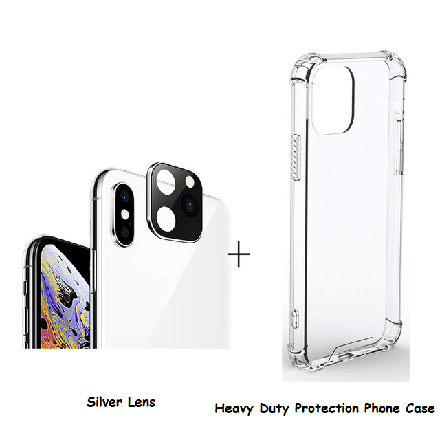 Home Lens (Change to iPhone 11) Silver / iPhone X or XS / With Case - DiyosWorld