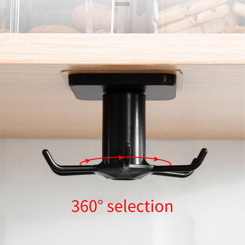 Hooks & Rails 360 Degrees Rotated Kitchen Hooks - DiyosWorld