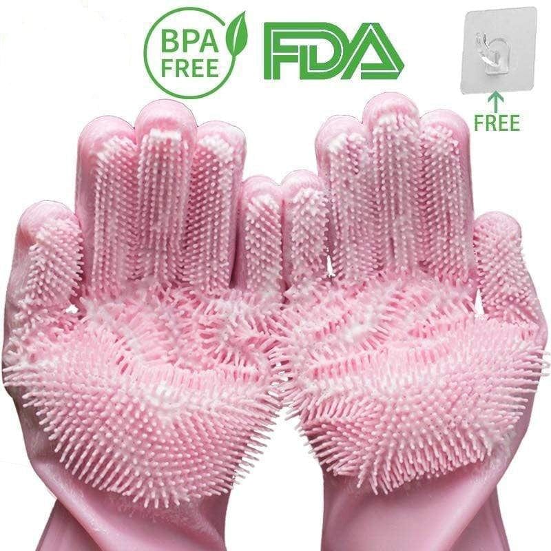 Household Gloves Multipurpose Magic Scrubber Gloves (Pair) - DiyosWorld