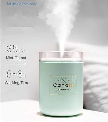 Humidifiers E-Candle Humidifier And Air Purifier Green - DiyosWorld