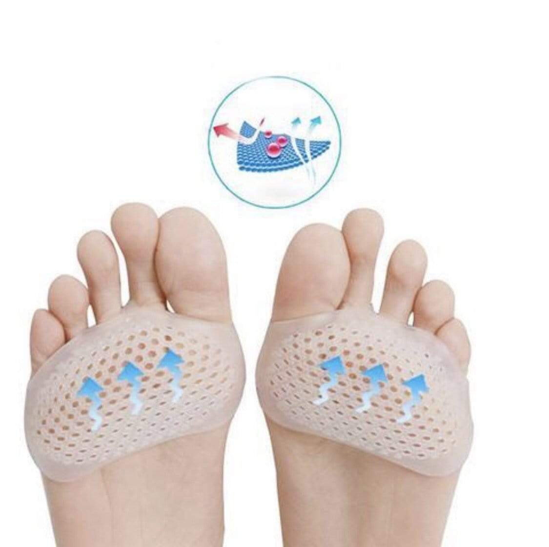 Insoles Soft Honeycomb Forefoot Pain Reliever Gel Pads - DiyosWorld