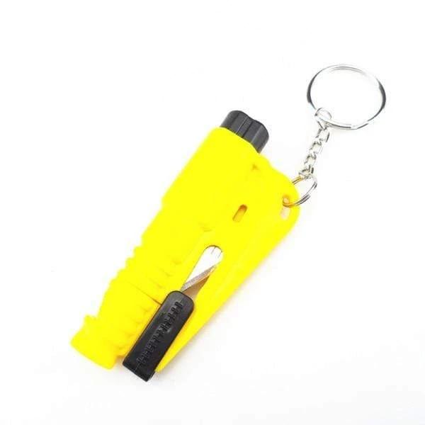 Key Rings 3 IN 1 Life Keychain For Cars Yellow - DiyosWorld