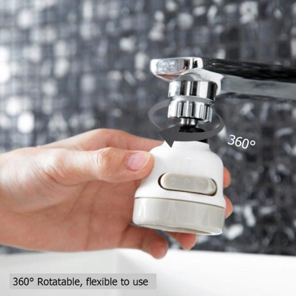 Kitchen Faucet Accessories Super Faucet™ Water Saver 360° Faucet Head White - DiyosWorld