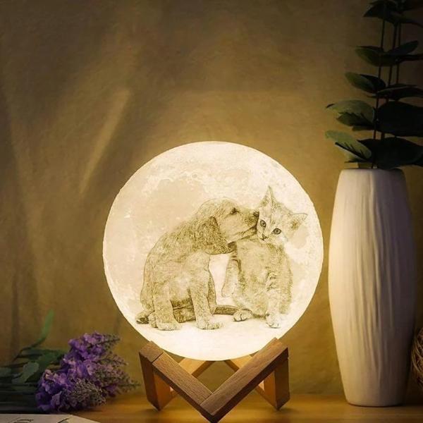 LED Night Lights DIYOS™ Custom 3D Moon Lamp - DiyosWorld