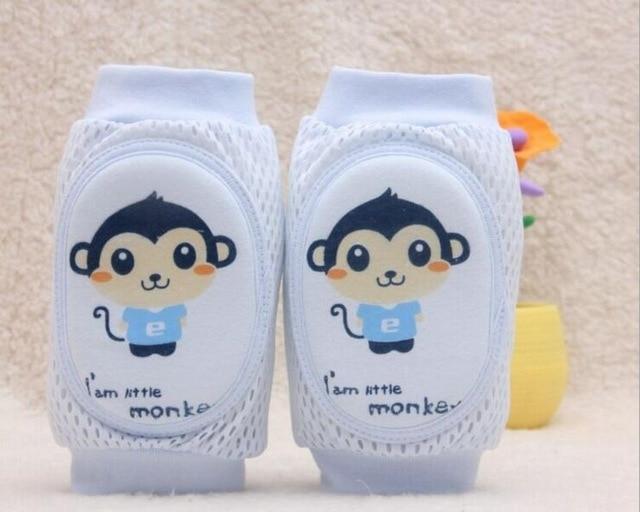 Leg Warmers Toddler's Knee And Elbow Protector Pads Blue / Monkey - DiyosWorld