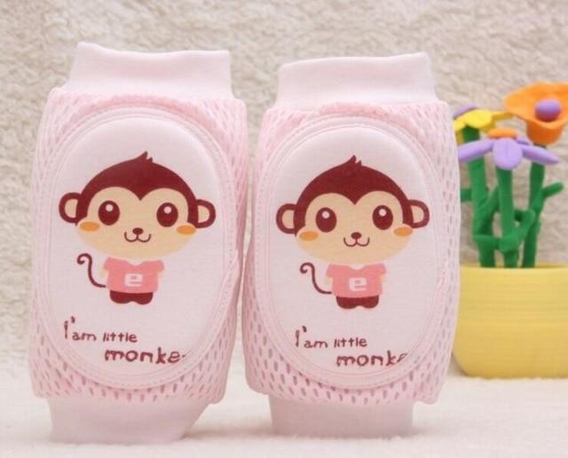Leg Warmers Toddler's Knee And Elbow Protector Pads Pink / Monkey - DiyosWorld