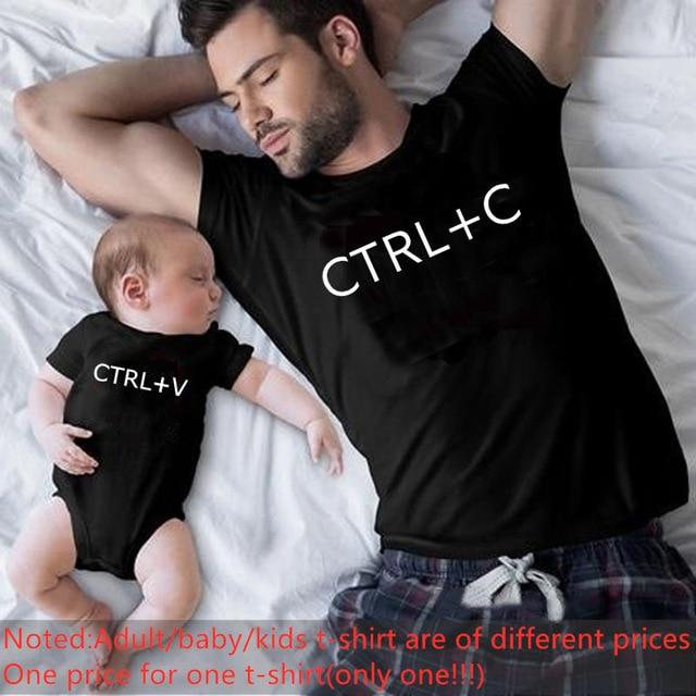 Matching Family Outfits DIYOS Family Matching T-Shirt Black - Ctrl C Ctrl V / Adult-S - DiyosWorld