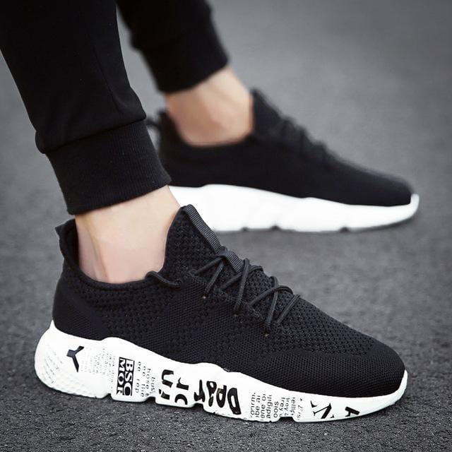 Men's Casual Shoes Breathable Casual/Trainers/Sneaker Shoes Black / 7.5 - DiyosWorld