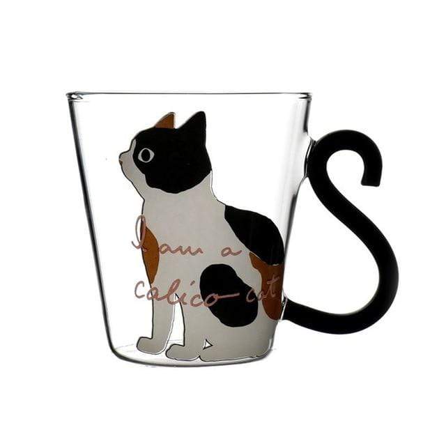Mugs Cute Cat Milk Coffee Mug White Cat / 201-300ml - DiyosWorld
