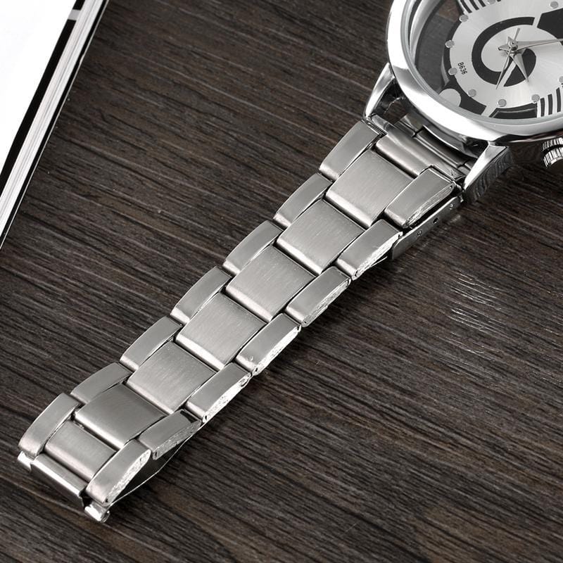 Music Note Stainless Steel Wristwatch - DiyosWorld