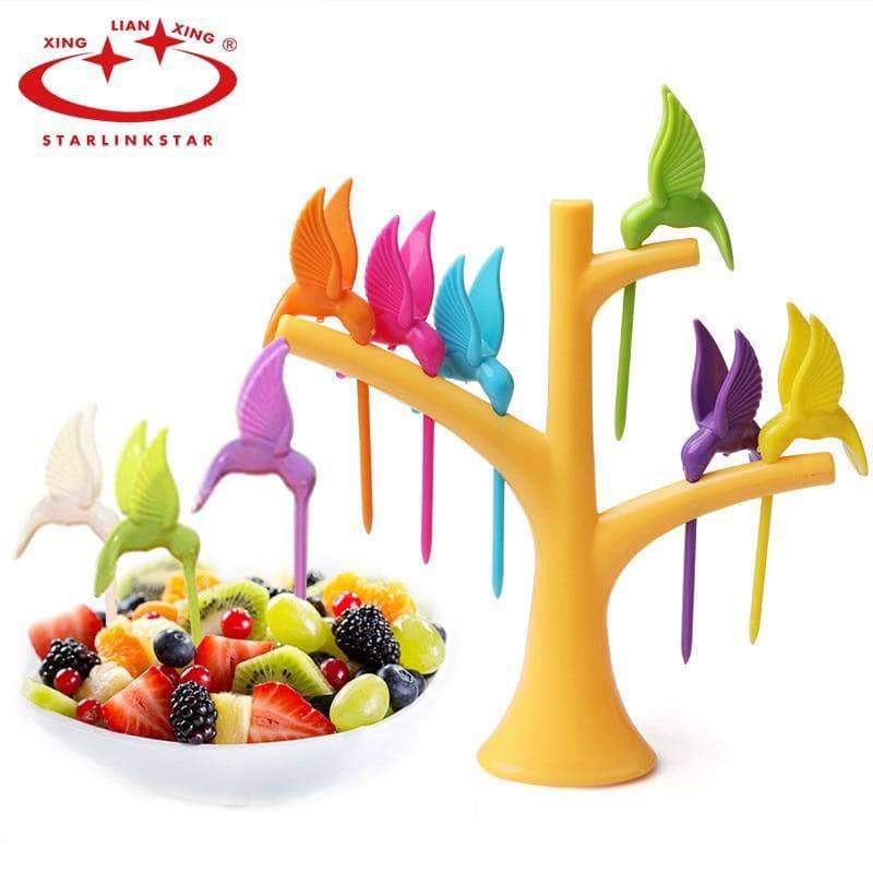 Other Fruit & Vegetable Tools Fruit Fork Toothpick Holder - DiyosWorld
