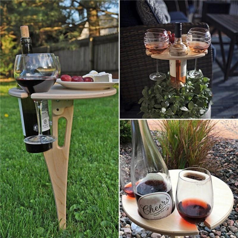 Outdoor Tables WINEo'clock™ Foldable Outdoor Wine Table - DiyosWorld