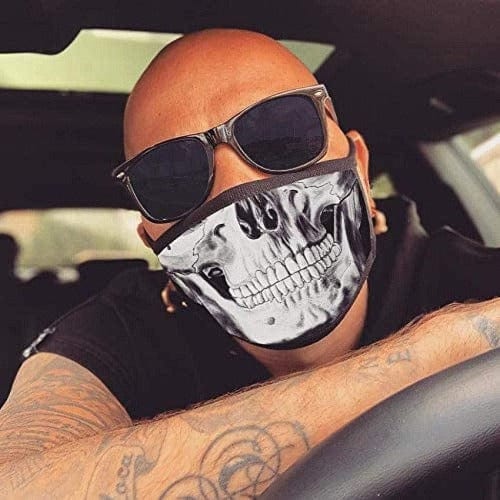 Party Masks Spooky Face Mask Skull - DiyosWorld
