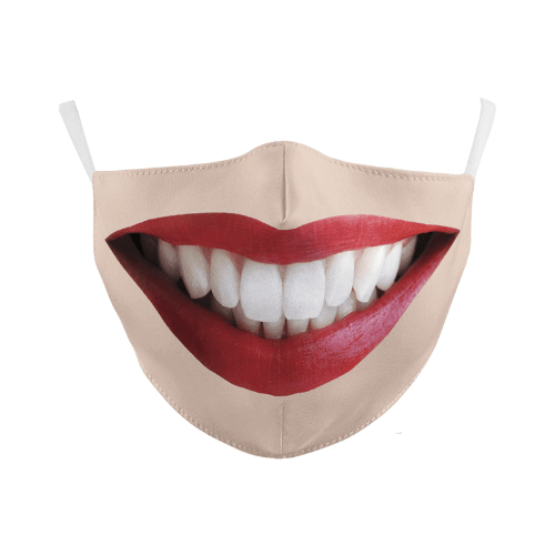 Party Masks Spooky Face Mask Smile - DiyosWorld