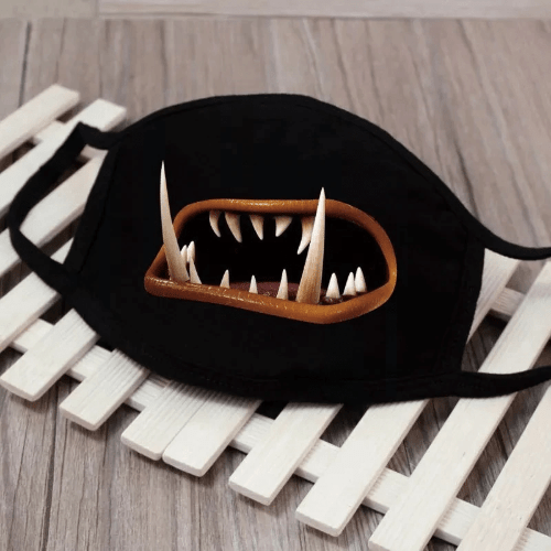Party Masks Spooky Face Mask Shark - DiyosWorld