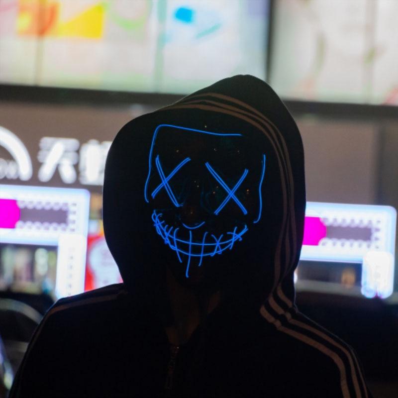 Party Masks Spooky LED Purge Mask - DiyosWorld
