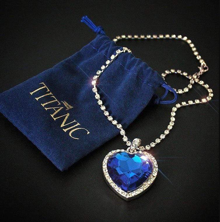 Pendant Necklaces Ocean Blue Heart Necklace - DiyosWorld