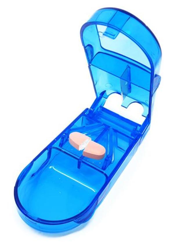 Pill Cases & Splitters RIGHTMEDS™ Pill Splitter Box Blue - DiyosWorld