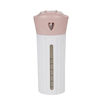 Portable Soap Dispensers Travel Dispenser 4 In 1 Travel Bottles Leak Proof pink with white - DiyosWorld