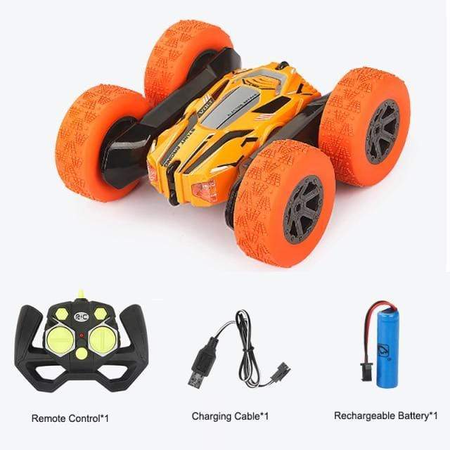 RC Cars DIYOS™ 360° RC Stunt Car Orange - DiyosWorld