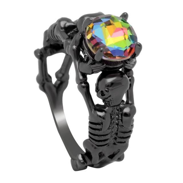 Rings Punk Style Elegant Skeleton Ring 5 / mutil - DiyosWorld