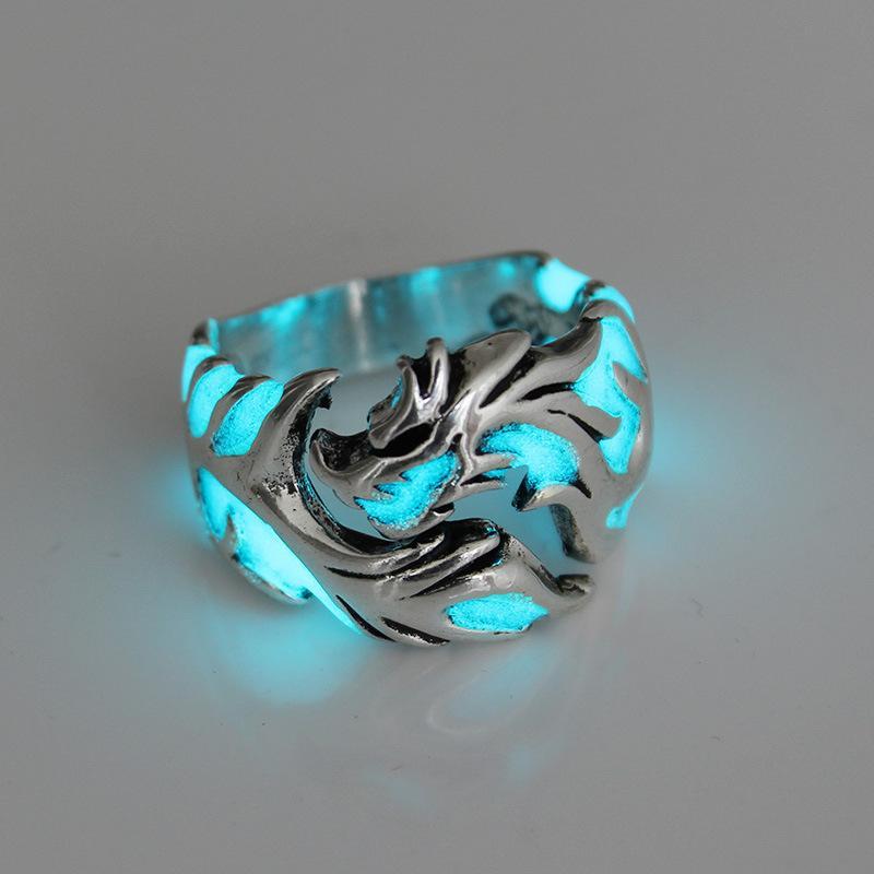 Rings Luminous Unisex Dragon Ring - DiyosWorld