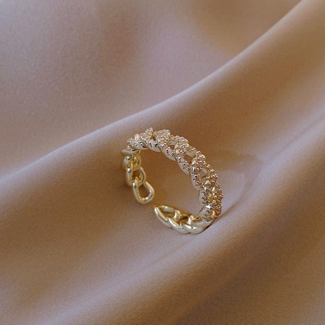 Rings DIYOS JEWEL™ To My Daughter Highs & Low Ring Resizable / Gold - DiyosWorld