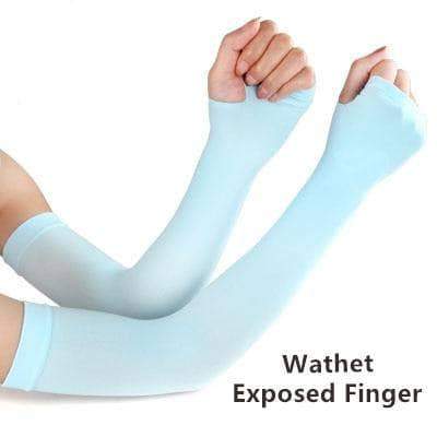 Running Arm Warmers Fingerless Arm Warmers Women Cuff Sleeves 18 / One Size - DiyosWorld