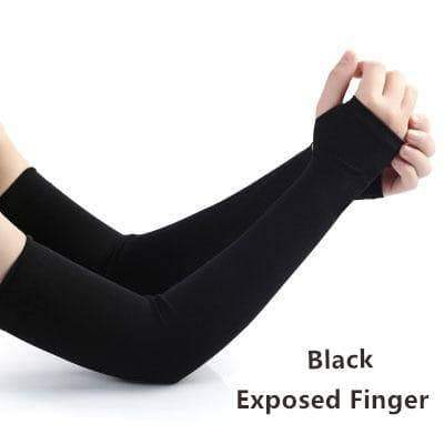 Running Arm Warmers Fingerless Arm Warmers Women Cuff Sleeves 19 / One Size - DiyosWorld