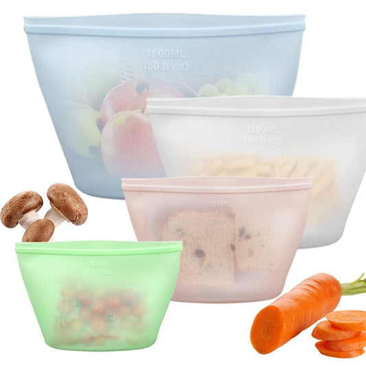 Saran Wrap & Plastic Bags Ziplock Silicone Food Storage Bag - DiyosWorld