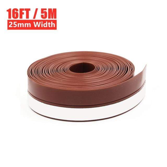 Sealing Strips Door Seal Strip Brown / 25mm - DiyosWorld