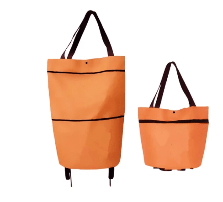 Shopping Bags WHEELIE Tote Shopping Bag Orange - DiyosWorld